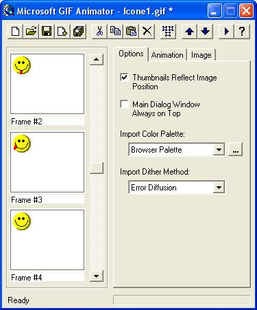 - 1 - GifAnimator - Importer les images GIF