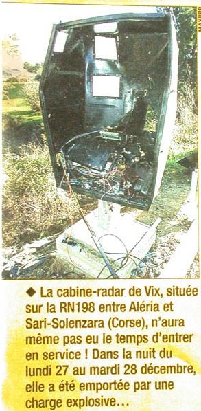 Radar Automatique... 
--> en Corse ! 