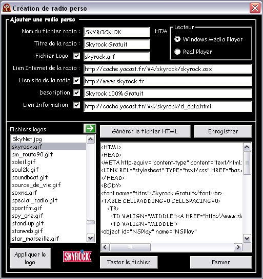 DS-WebRadioTV - Cration de radios personnelles