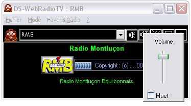 DS-WebRadioTV - Rglage du volume sonore