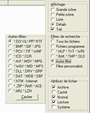 Retour au menu du didacticiel
